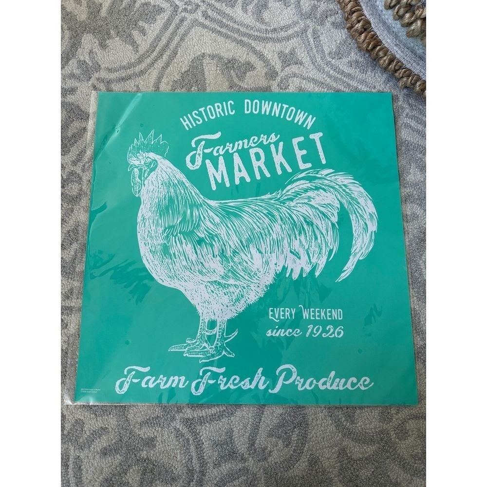 Chalk Couture Rooster Farmers Market Chalk Transfer Stencil Farm Fresh Produce